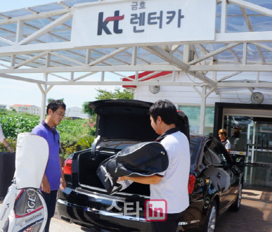 KT렌탈, 골프클럽 단기 렌탈 서비스 개시