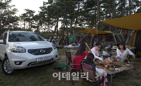 [포토]르노삼성, 고객초청 러브 앤 땡큐 오토캠핑 성황
