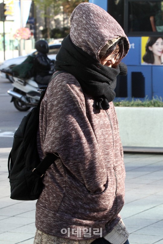 [포토]꽁꽁 싸매고
