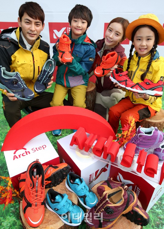 [포토]밀레 워킹화, 아치스텝 2014 F/W 시즌 신상품 출시
