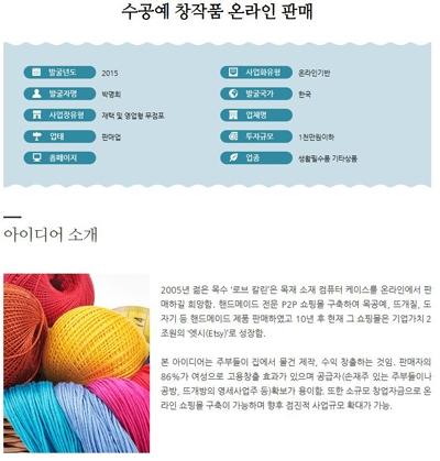 소상공인시장진흥공단 신사업아이디어 ‘온라인 오픈마켓 아이디어’