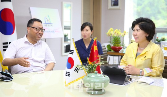 [포토] 중국 상해시 홍구구 대표단 서초구청 방문