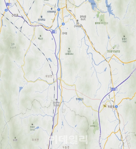 식당가 경주휴게소 부산방향