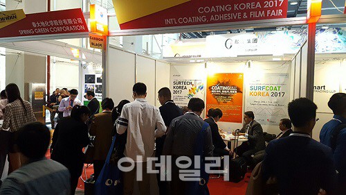 국제코팅접착필름산업전, 중국국제도료전 참가