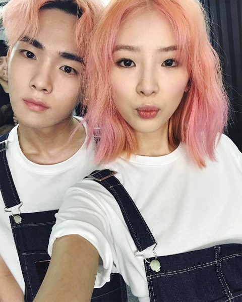 [포토]아이린·키 핑크헤어, 누가 더 어울려?