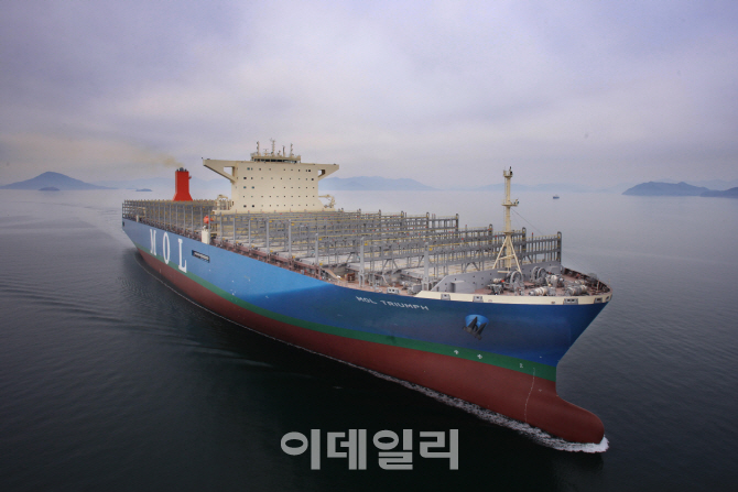 삼성重, 세계 최대 컨선 건조..2만TEU 시대 열었다