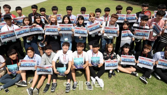 [포토]선린인터넷고등학교 학생들, 이데일리 제8회 세계전략포럼 왔어요!