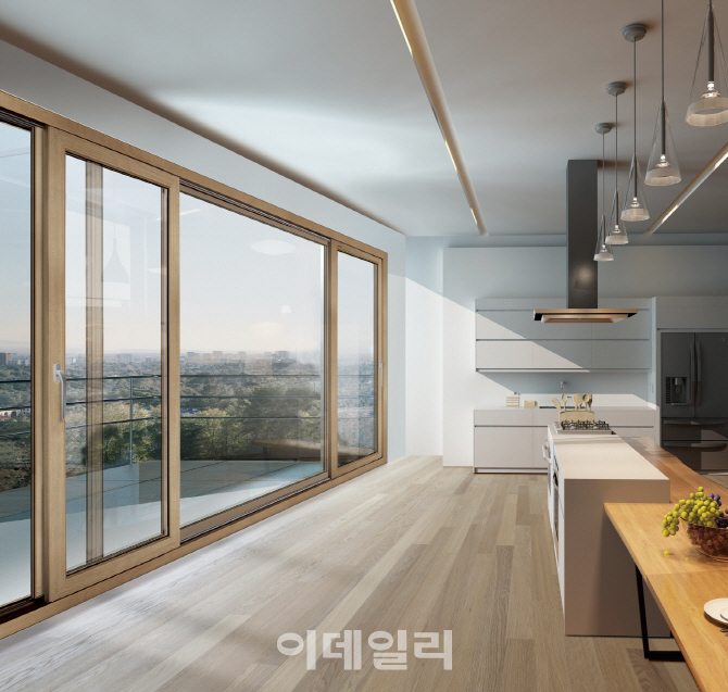 LG하우시스의 가을 인테리어 제안, 고단열 창호와 기능성 복층유리
