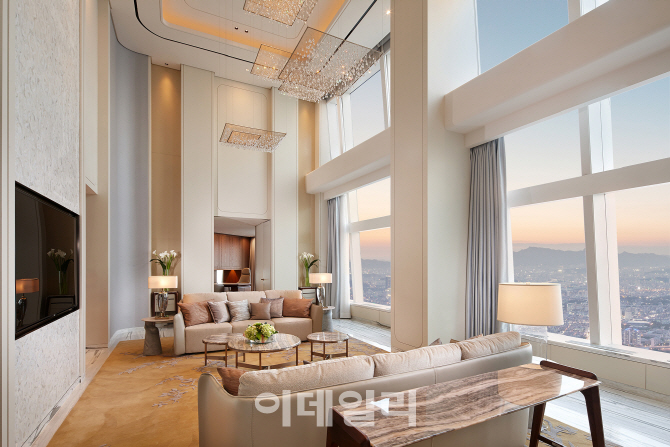 롯데호텔, 1박에 2000만원 시그니엘 로얄스위트룸 쏜다