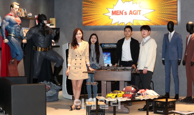 [포토]男心 저격하는 남자들의 놀이터, 아이파크몰 맨즈 아지트 오픈