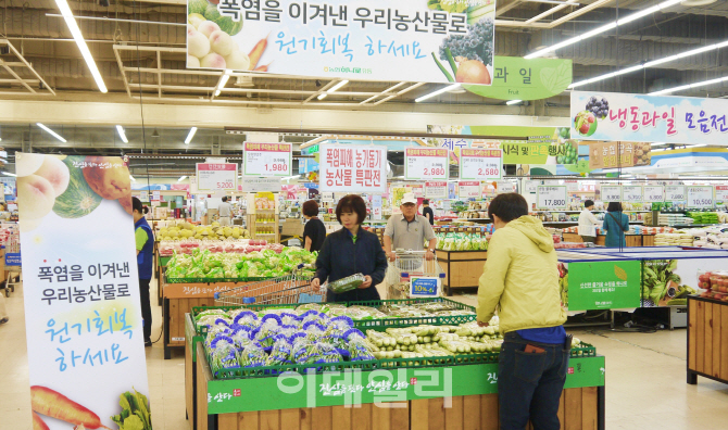 [포토]농협, 폭염 이겨낸 우리 농산물로 원기 회복하세요