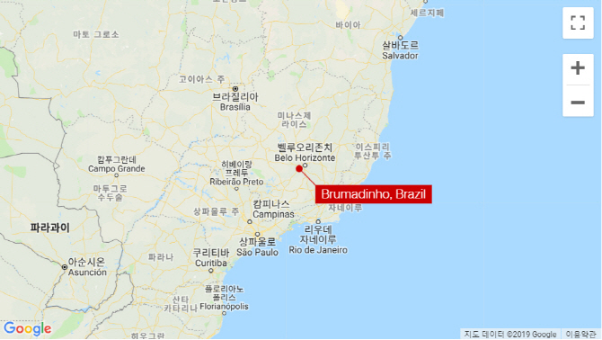 브라질 댐 붕괴 사망자 58명으로 늘어…실종자 300명 계속 수색중
