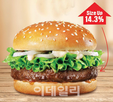 롯데리아 불고기버거 27주년 리뉴얼…패티 중량 10g ↑