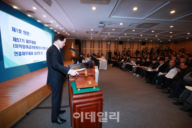 [포토]조양호 회장, 대한항공 이사 연임 실패…경영권 상실