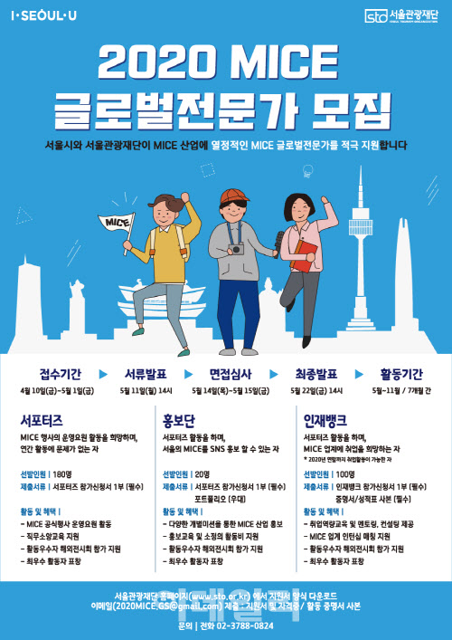 서울시, 마이스 글로벌전문가 300명 공개모집