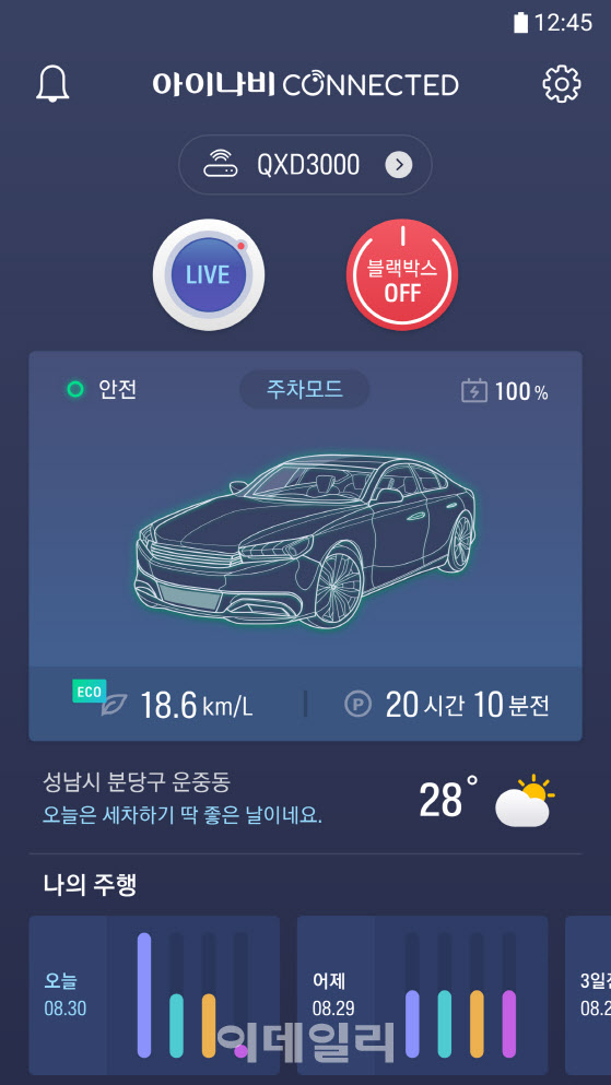 팅크웨어, 아이나비 커넥티드 서비스로 블랙박스 초격차