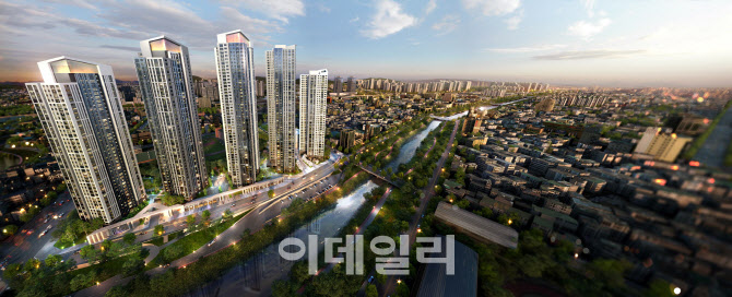 한일타운 아파트 투시도