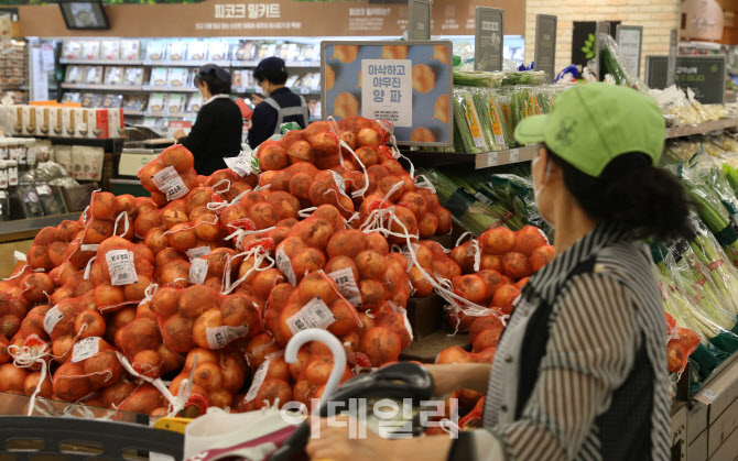 [포토] 긴 장마로 채소·과일 가격상승