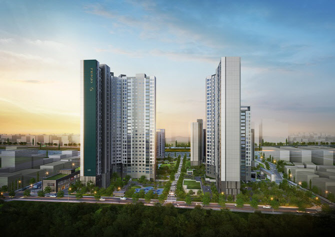 오랜만에 수성구 중대형 대단지, 수성 푸르지오 리버센트