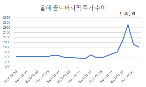 `롤러코스터` 골드퍼시픽, CB 재매각 프리미엄도 `눈길`