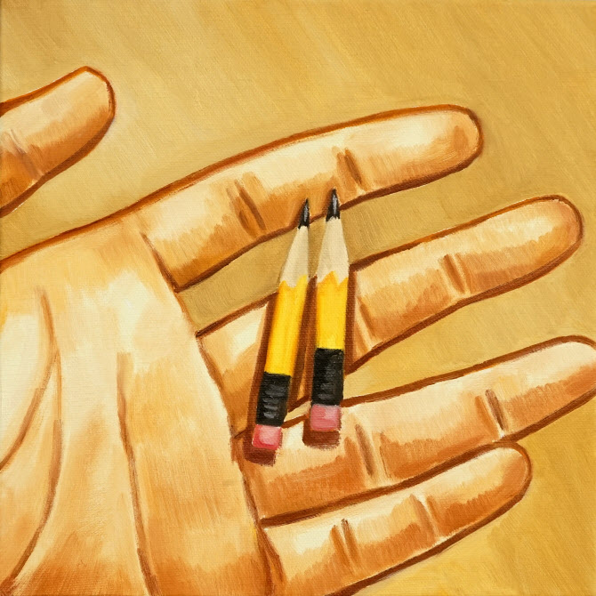 몽당연필에 목숨 걸던 때가… 상실을 붙들다
