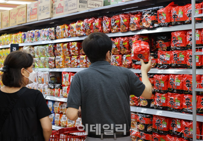 [포토]라면 가격 줄줄이 인상