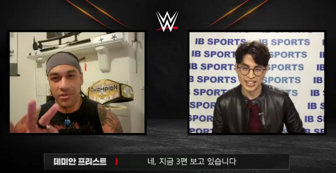 WWE US챔피언 대미안 프리스트 내 영웅은 에지...그와 대결 기대돼
