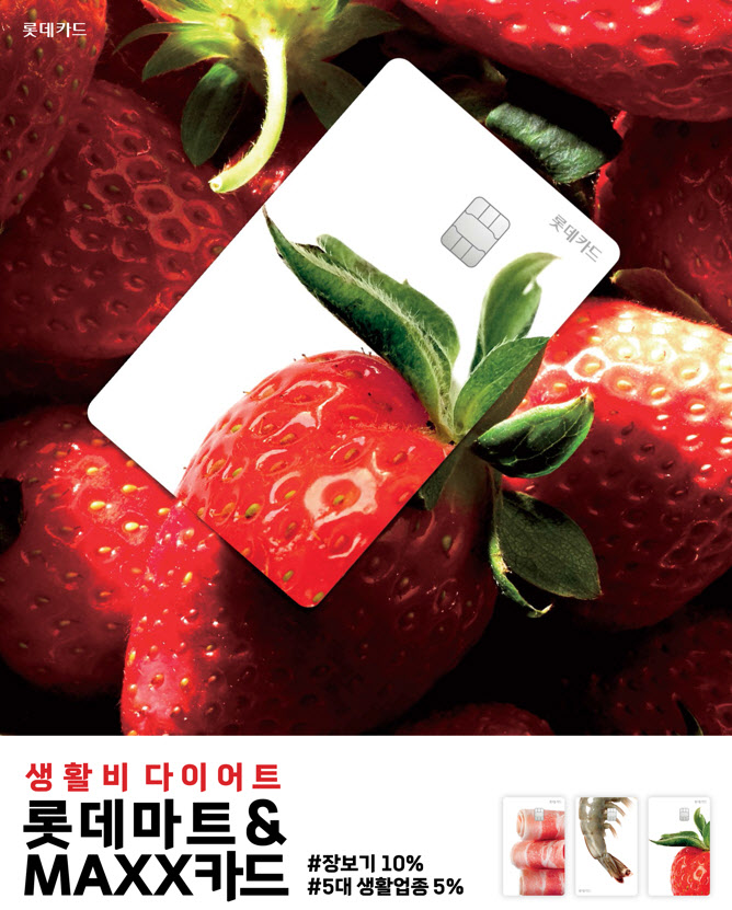 롯데마트, 롯데마트&MAXX 카드 출시..월 최대 10% 할인