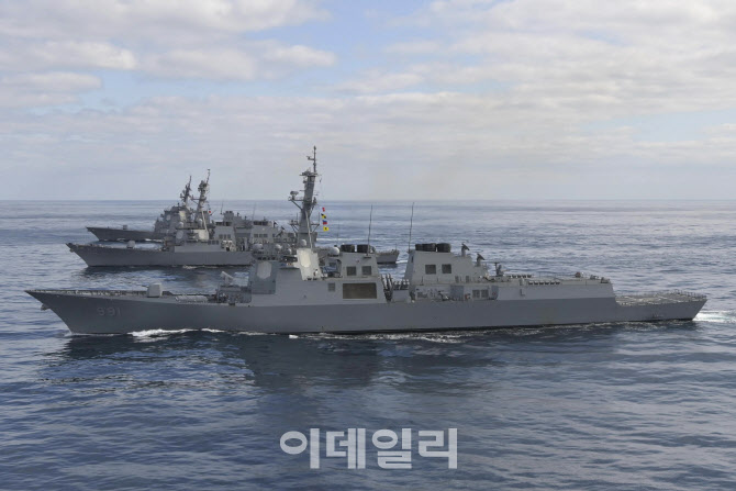 한미일 이지스함, 북한 미사일 대응 동해서 미사일 방어 훈련