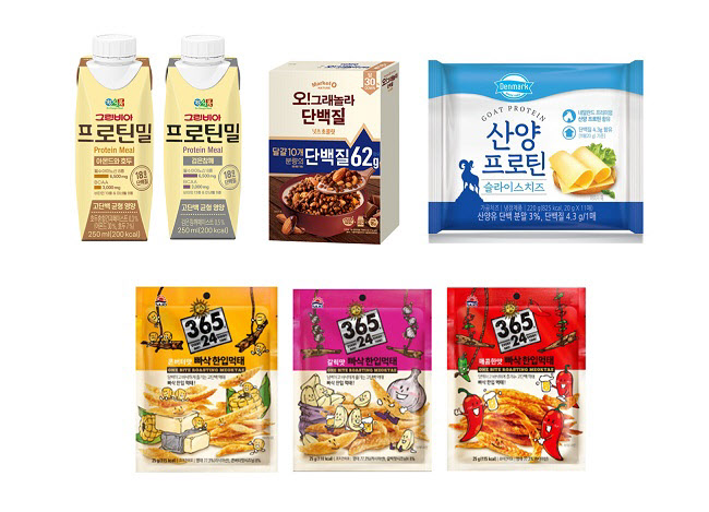 야외활동 활발...식품업계, 단백질 강화 제품으로 소비자 공략