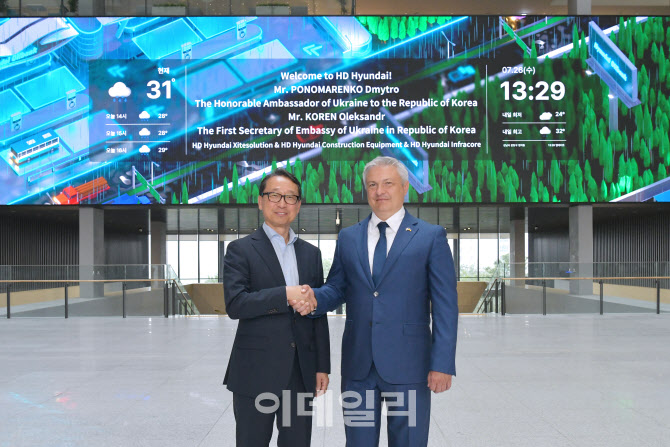 HD현대사이트솔루션, 주한 우크라이나 대사와 재건 협력 논의