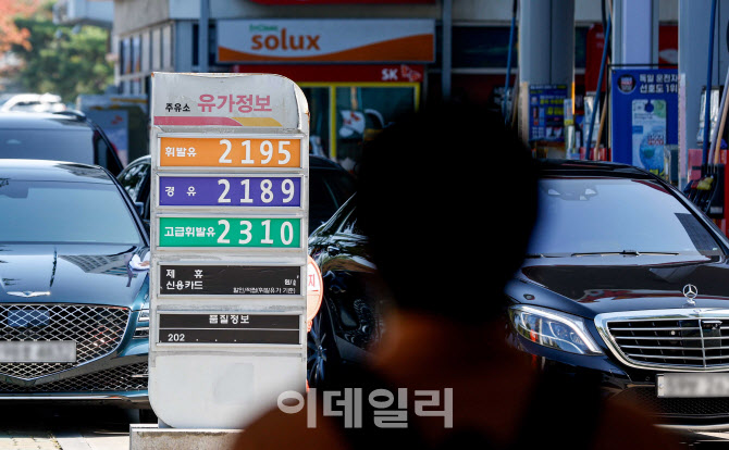 [포토]중동 전쟁에 요동친 국제유가…국내 기름값 13주 연속 상승