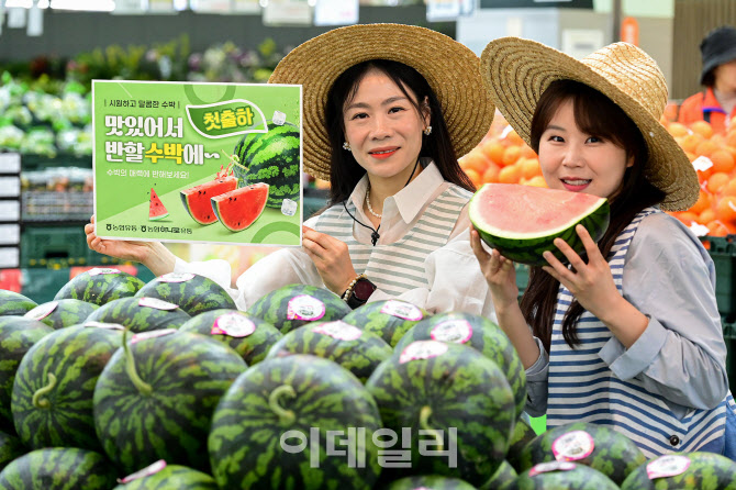 [포토] 하나로마트, 봄 수박 첫 출시