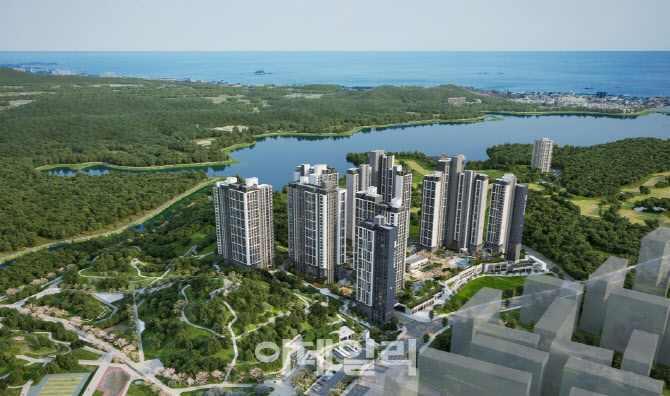 더뷰 아파트 조감도