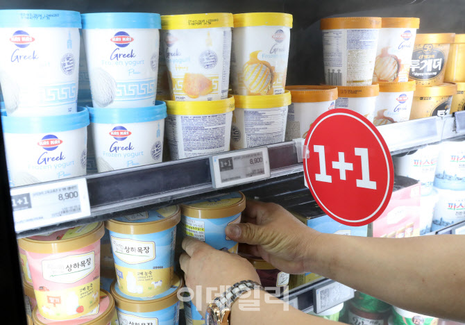 [포토] 대형마트 아이스크림 코너