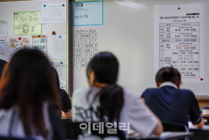 [포토]대학수학능력시험 9월 모의평가