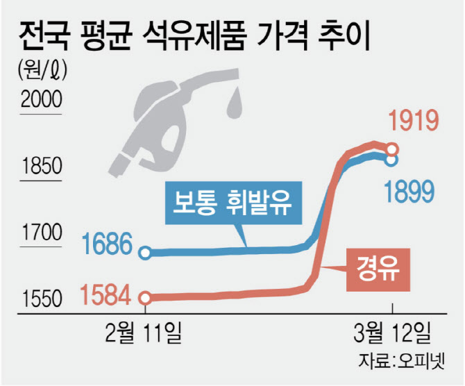 29년 만에 꺼내든 석유 최고가격제...공급 축소 등 우려도(종합)