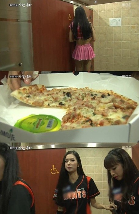 롯데 여신 박기량, 화장실에서 밥먹고 옷입고 준비해요