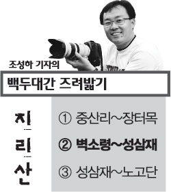 [백두대간 즈려밟기]지리산 <2>벽소령~노고단