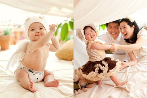 베이비스튜디오 여름철 아기사진, 세심한 관리가 필요해요