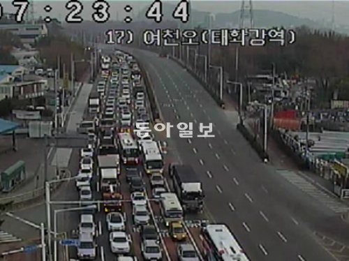 [시동 꺼! 반칙운전/2부]차량 뒤엉킴 사라진 여천오거리, 2개월새 무슨일이…