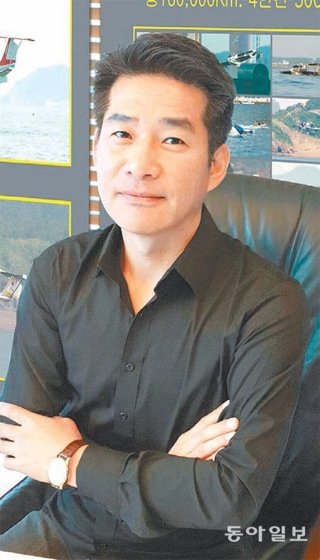아론비행선박 조현욱 사장 “위그선 산업 키워 새로운 해상교통체계 구축”