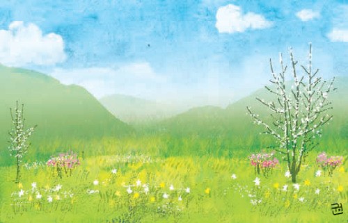 [황인숙의 행복한 시 읽기]산 너머 남촌에는