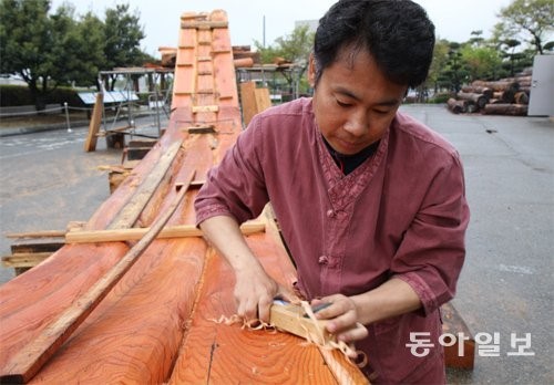 고려시대 조운선, 당시 연장-제작 방식으로 재현 구슬땀