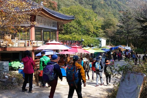 설악산 비룡폭포-울산바위 주변 식당 2014년내 철거