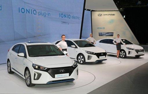 현대차, 아이오닉 3총사 공개 ‘EV 전용 디자인에 1회 충전으로 169km’