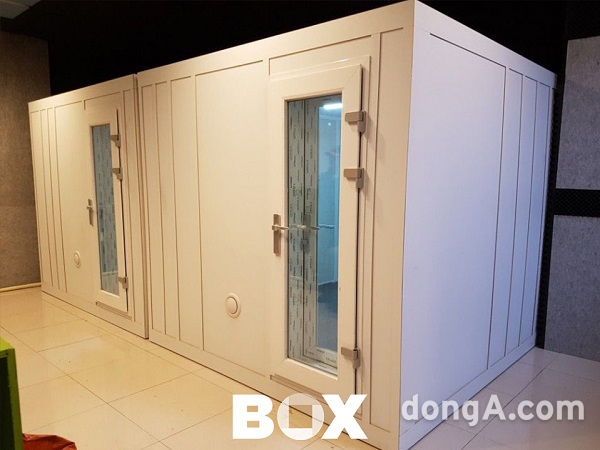 ㈜박스스토어, LG시스템 도어 장착 고급형 더블방음부스 할인행사