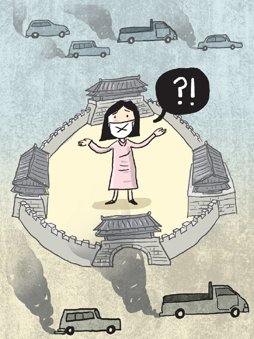 [김세웅의 공기 반, 먼지 반]경유차 사대문 밖 몰아내면 미세먼지 걷힐까?