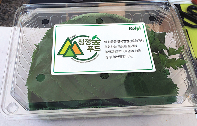 숲에서 자란 건강한 먹거리… ‘청정숲푸드’ 인증 확인하세요