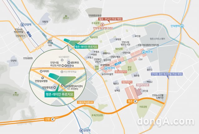 대우건설-삼성물산, ‘평촌 래미안 푸르지오’ 분양